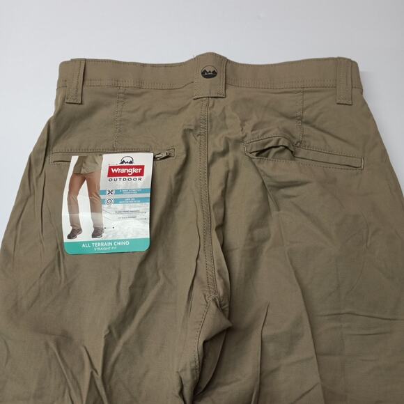 Wrangler All Terrain Chino Pants Men's 30x30 Brindle Stretch - Picture 8 of 8